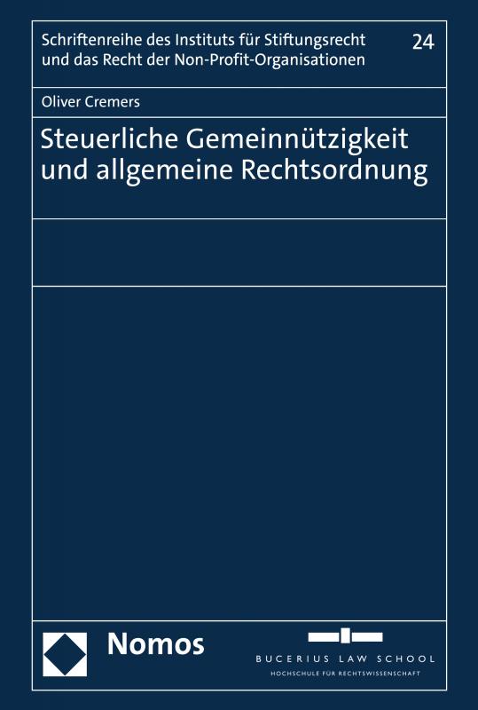 Cover-Bild Steuerliche Gemeinnützigkeit und allgemeine Rechtsordnung