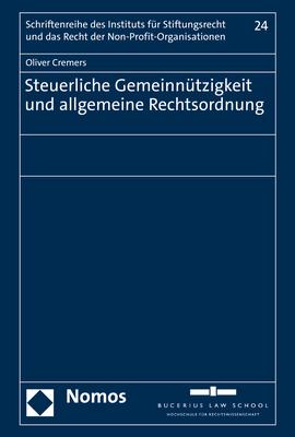 Cover-Bild Steuerliche Gemeinnützigkeit und allgemeine Rechtsordnung