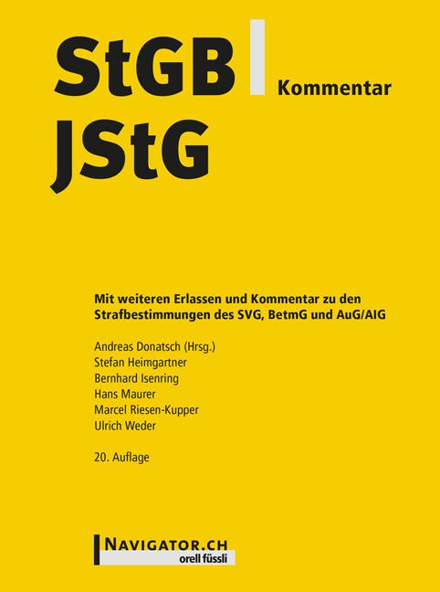 Cover-Bild StGB/JStG Kommentar