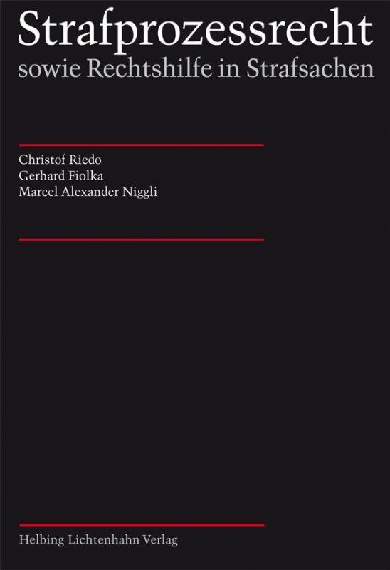 Cover-Bild Strafprozessrecht sowie Rechtshilfe in Strafsachen