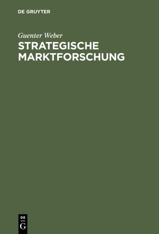 Cover-Bild Strategische Marktforschung
