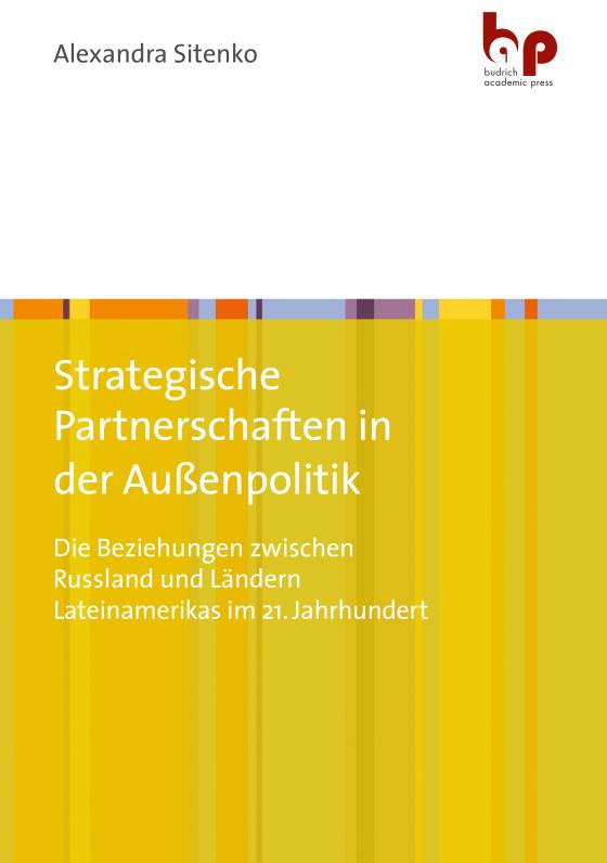 Cover-Bild Strategische Partnerschaften in der Außenpolitik