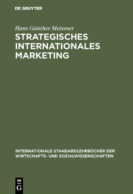 Cover-Bild Strategisches Internationales Marketing