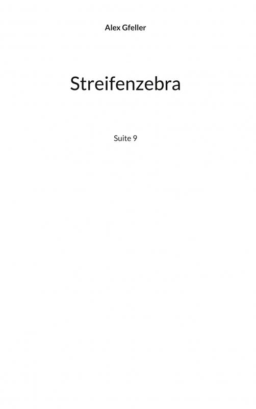 Cover-Bild Streifenzebra