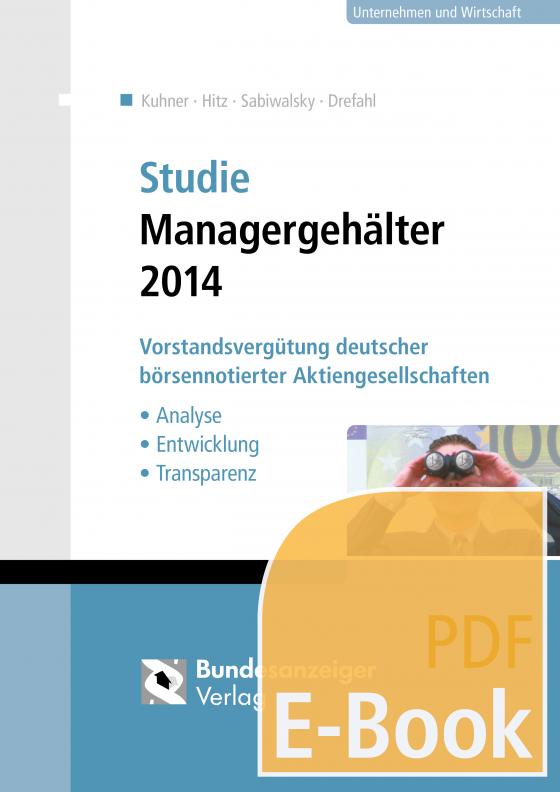 Cover-Bild Studie Managergehälter 2014 (E-Book)