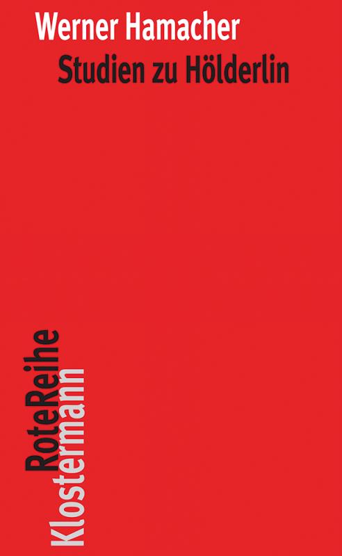 Cover-Bild Studien zu Hölderlin