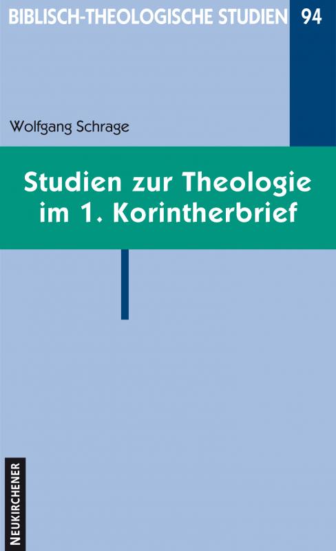 Cover-Bild Studien zur Theologie im 1. Korintherbrief
