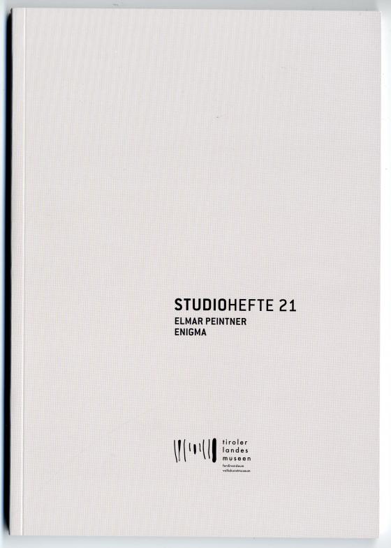 Cover-Bild Studiohefte 21. Elmar Peintner. Enigma