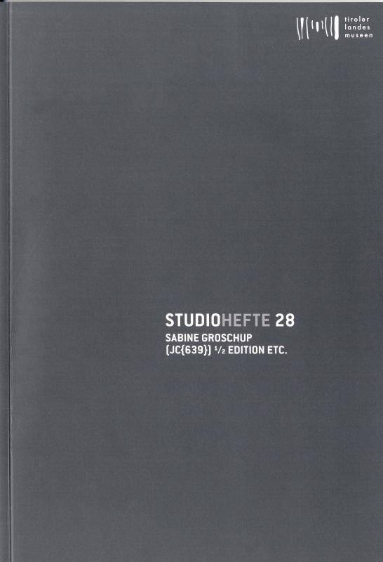 Cover-Bild Studiohefte 28. Sabine Groschup (JC{639}) 1/2 Edition etc.
