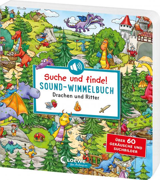 Cover-Bild Suche und finde! Sound-Wimmelbuch - Drachen und Ritter