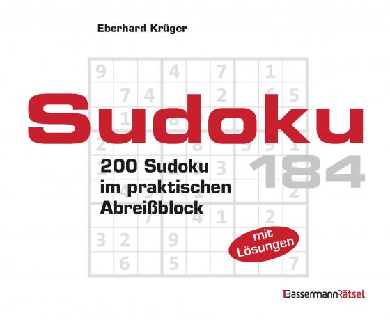 Cover-Bild Sudoku Block 184 (5 Exemplare à 2,99 €)