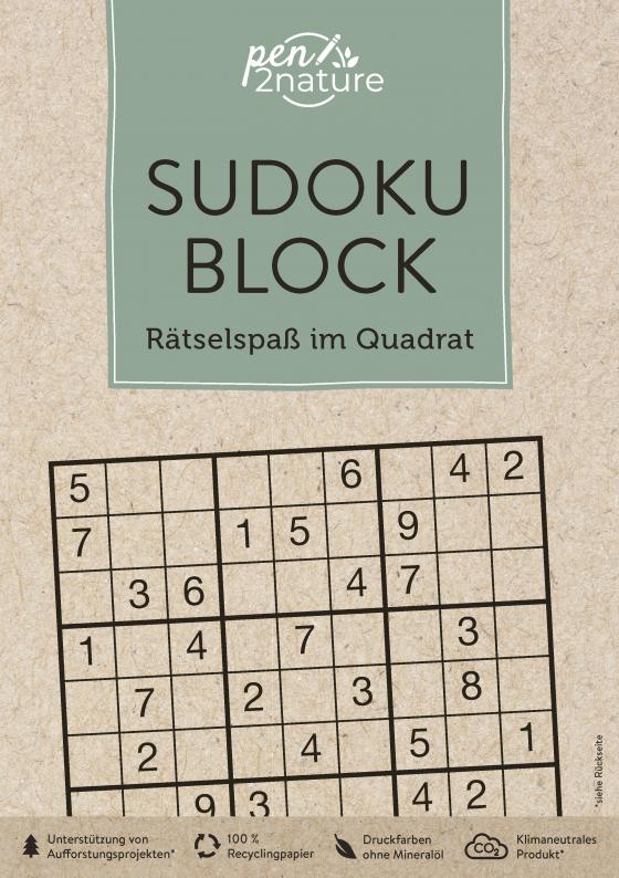 Cover-Bild Sudoku-Block • Rätselspaß im Quadrat