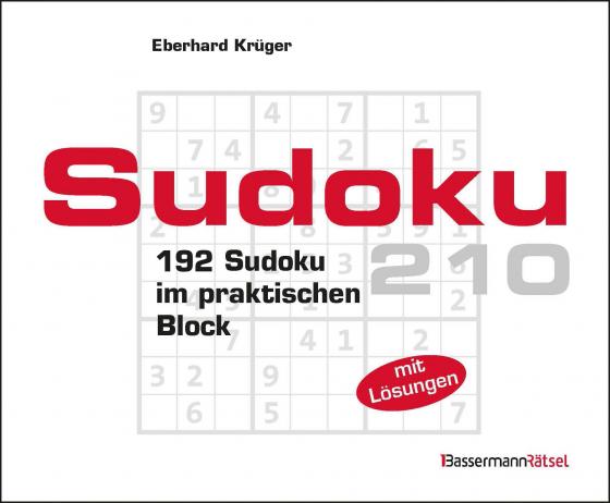 Cover-Bild Sudokublock 210 (5 Exemplare à 2,99 €)