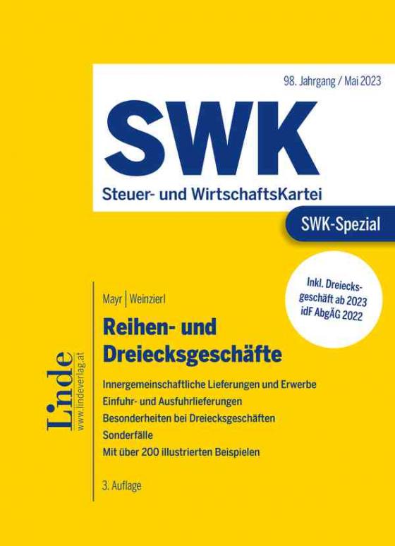 Cover-Bild SWK-Spezial Reihen- und Dreiecksgeschäfte