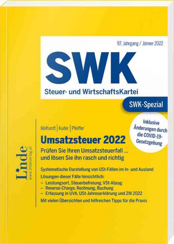 Cover-Bild SWK-Spezial Umsatzsteuer 2022