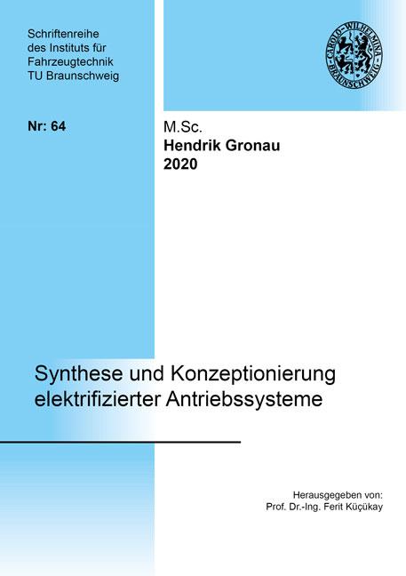 Cover-Bild Synthese und Konzeptionierung elektrifizierter Antriebssysteme