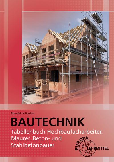 Cover-Bild Tabellenbuch Hochbaufacharbeiter, Maurer, Beton- und Stahlbetonbauer