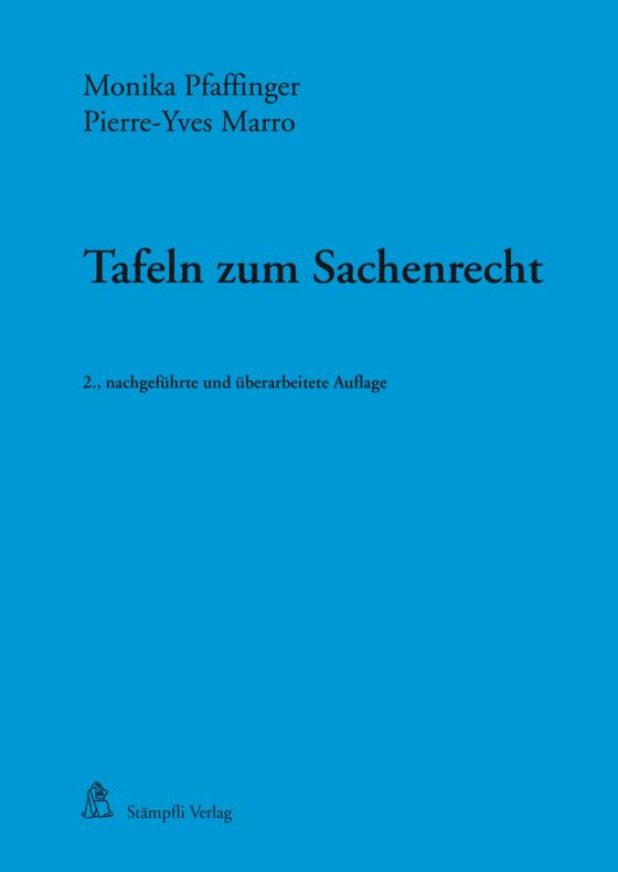 Cover-Bild Tafeln zum Sachenrecht