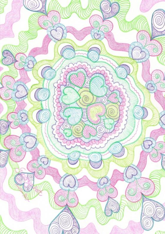 Cover-Bild Tagebuch, Notizbuch DIN A5 / Tagebuch, Notizbuch DIN A5 mit dem Mandala: Geborgenheit