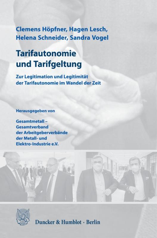 Cover-Bild Tarifautonomie und Tarifgeltung.