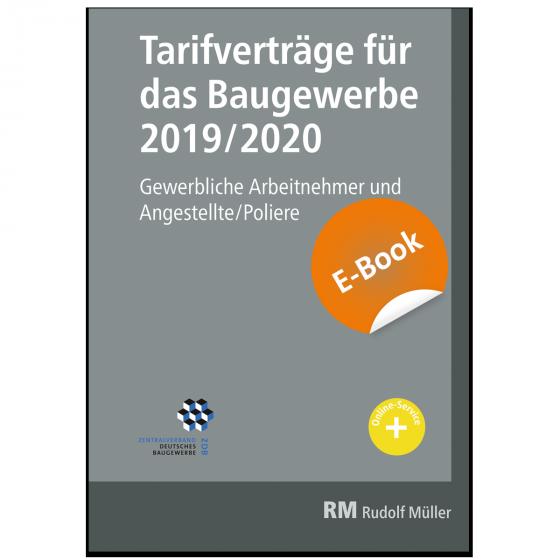 Cover-Bild Tarifverträge für das Baugewerbe 2019/2020 - E-Book (PDF)