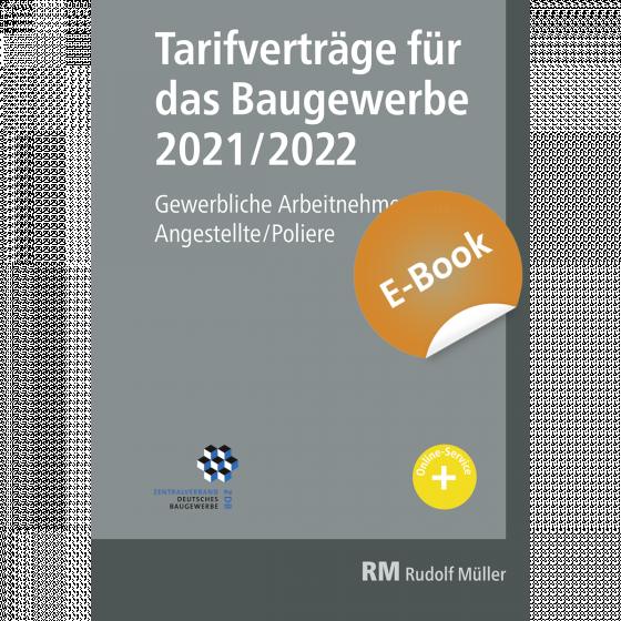 Cover-Bild Tarifverträge für das Baugewerbe 2021/2022 - E-Book