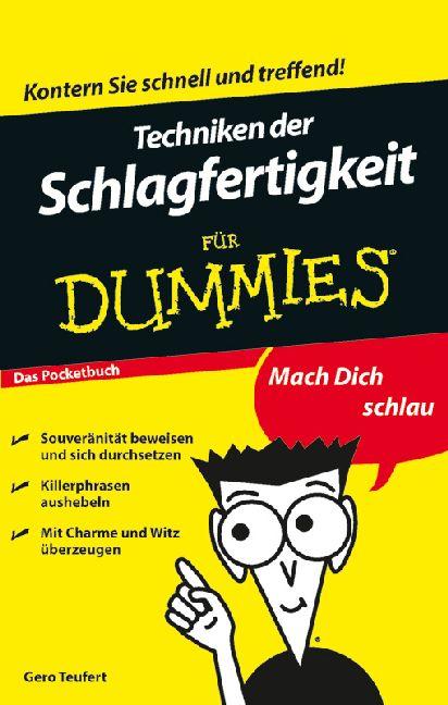 Cover-Bild Techniken der Schlagfertigkeit für Dummies Das Pocketbuch
