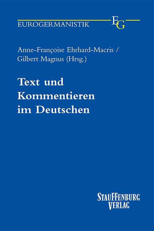 Cover-Bild Text und Kommentieren im Deutschen