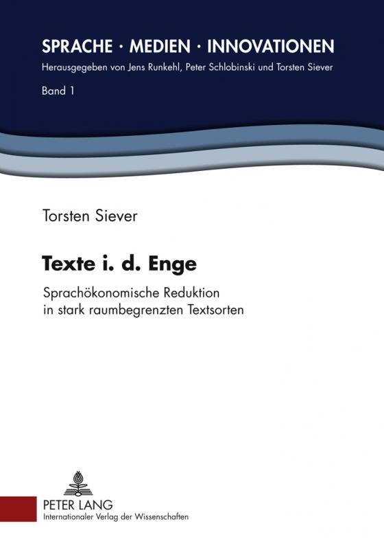 Cover-Bild Texte i. d. Enge