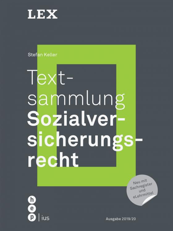 Cover-Bild Textsammlung Sozialversicherungsrecht (Print inkl. eLehrmittel)
