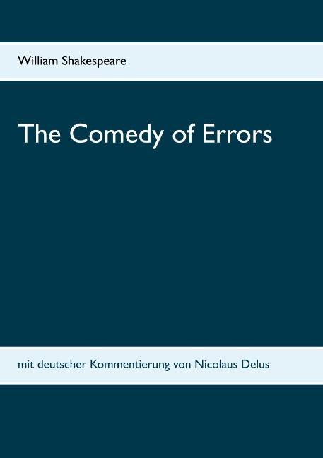Cover-Bild The Comedy of Errors