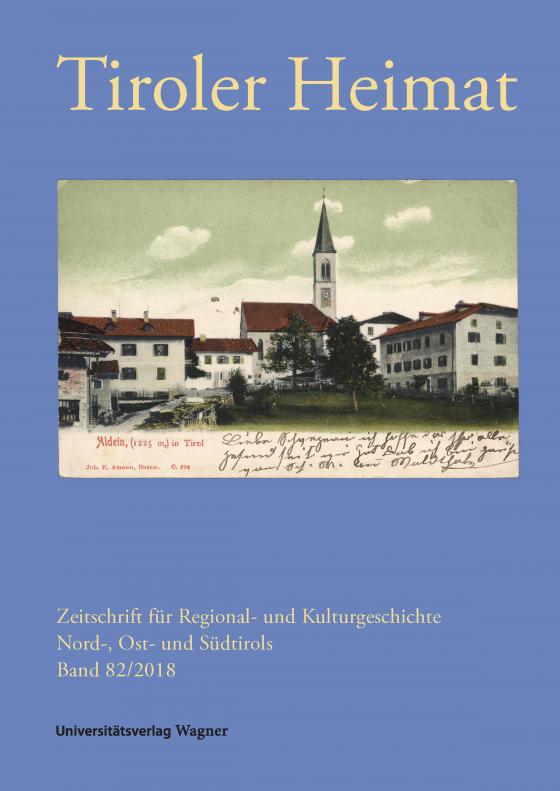 Cover-Bild Tiroler Heimat 82 (2018)