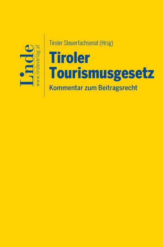 Cover-Bild Tiroler Tourismusgesetz