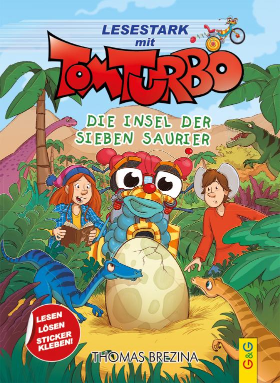 Cover-Bild Tom Turbo - Lesestark - Die Insel der sieben Saurier