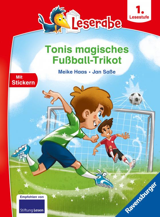 Cover-Bild Tonis magisches Fußball-Trikot - lesen lernen mit dem Leserabe - Erstlesebuch - Kinderbuch ab 6 Jahren - Lesen lernen 1. Klasse Jungen und Mädchen (Leserabe 1. Klasse)