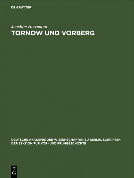 Cover-Bild Tornow und Vorberg