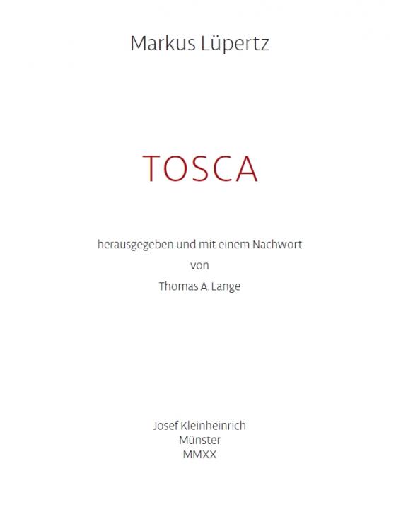 Cover-Bild Tosca