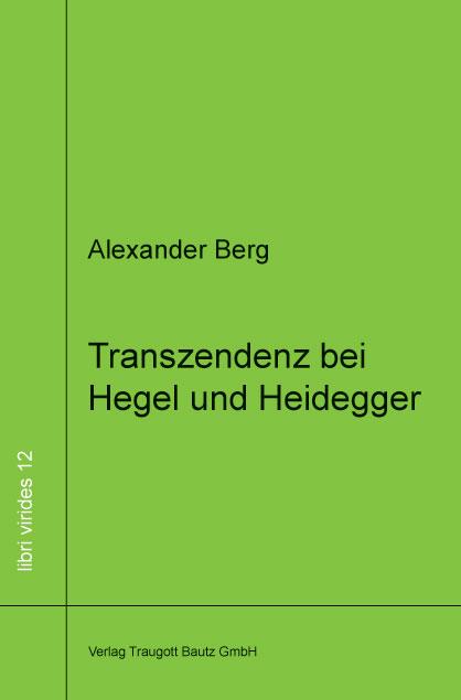 Cover-Bild Transzendenz bei Hegel und Heidegger