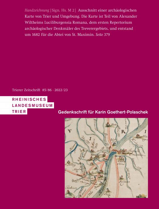 Cover-Bild Trierer Zeitschrift 85/86 2022/2023