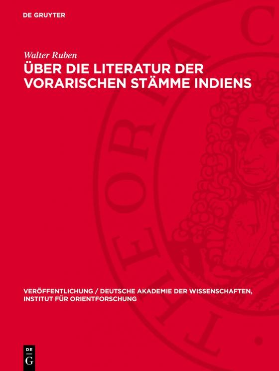 Cover-Bild Über die Literatur der vorarischen Stämme Indiens