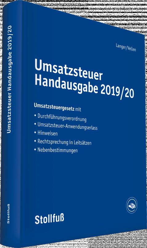 Cover-Bild Umsatzsteuer Handausgabe 2019/20