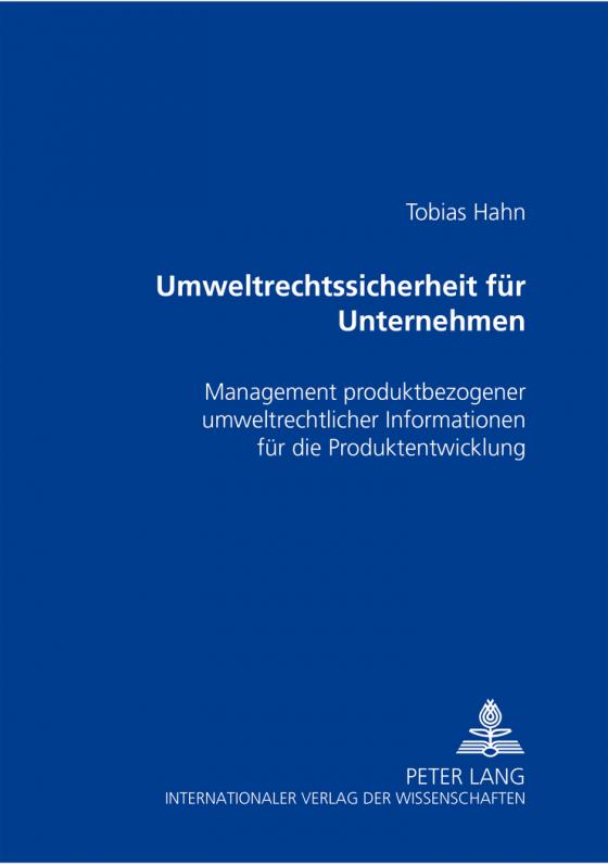 Cover-Bild Umweltrechtssicherheit für Unternehmen