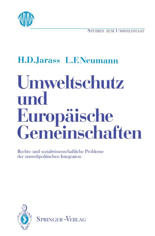 Cover-Bild Umweltschutz und Europäische Gemeinschaften