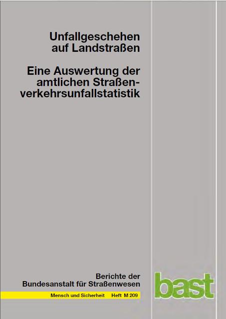 Cover-Bild Unfallgeschehen auf Landstraßen