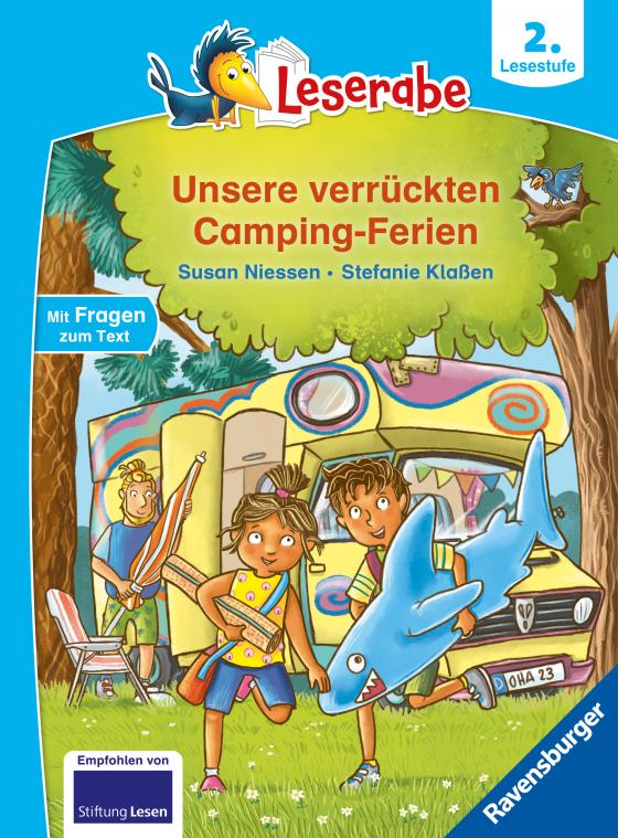 Cover-Bild Unsere verrückten Camping-Ferien - lesen lernen mit dem Leseraben - Erstlesebuch - Kinderbuch ab 7 Jahren - lesen üben 2. Klasse (Leserabe 2. Klasse)