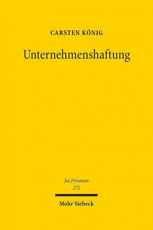 Cover-Bild Unternehmenshaftung