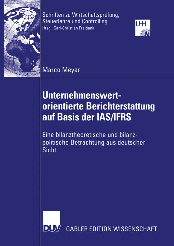 Cover-Bild Unternehmenswertorientierte Berichterstattung auf Basis der IAS/IFRS