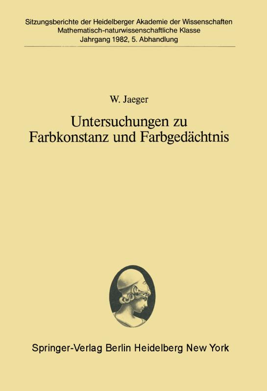 Cover-Bild Untersuchungen zu Farbkonstanz und Farbgedächtnis