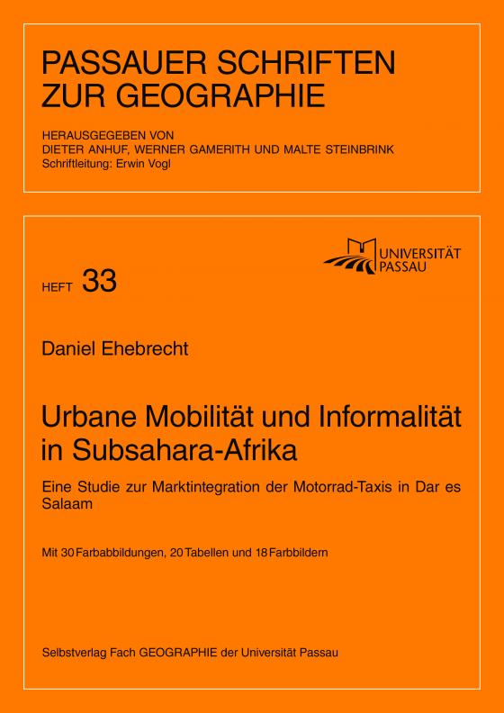 Cover-Bild Urbane Mobilität und Informalität in Subsahra-Afrika