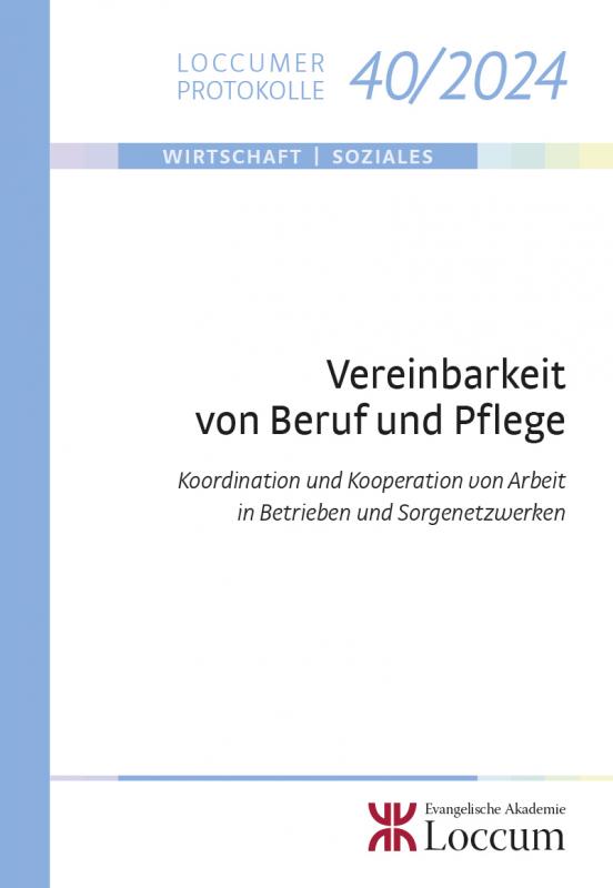 Cover-Bild Vereinbarkeit von Beruf und Pflege